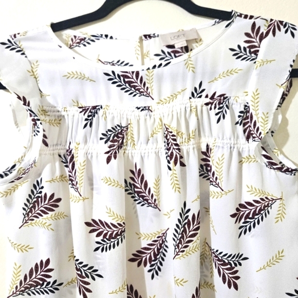 Loft Flutter Sleeve Blouse - Picture 4 of 5